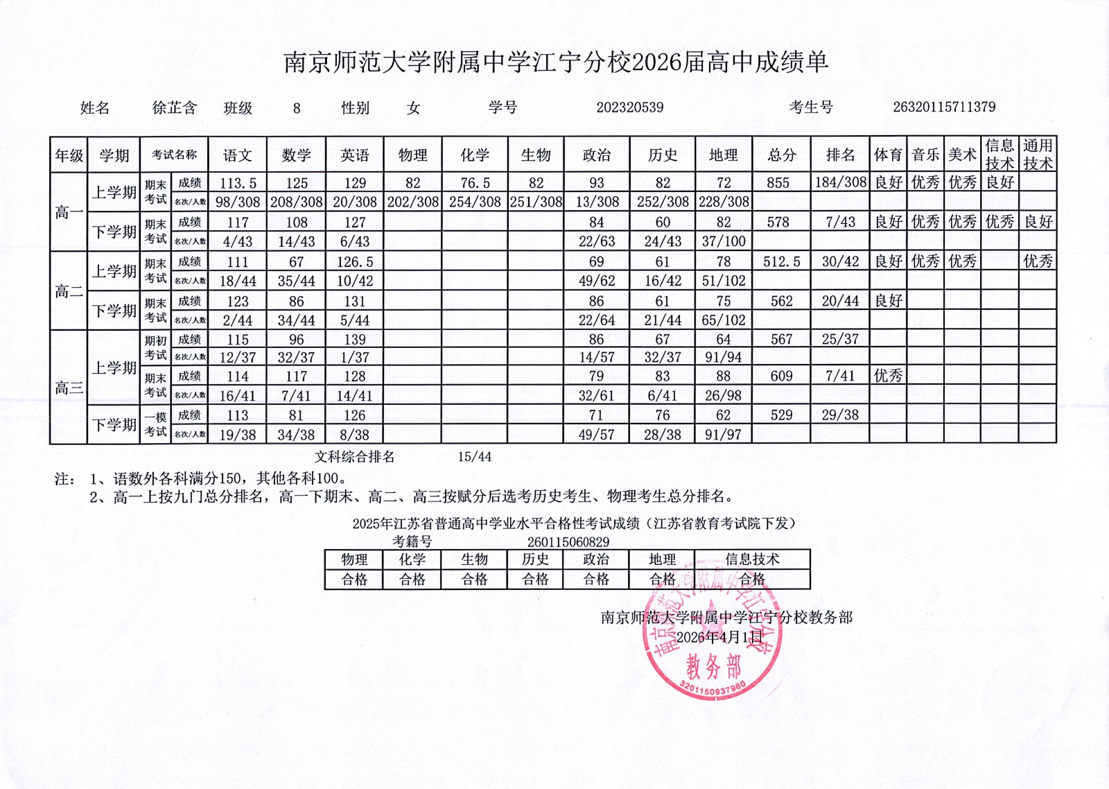 成绩单（徐芷含）.jpg