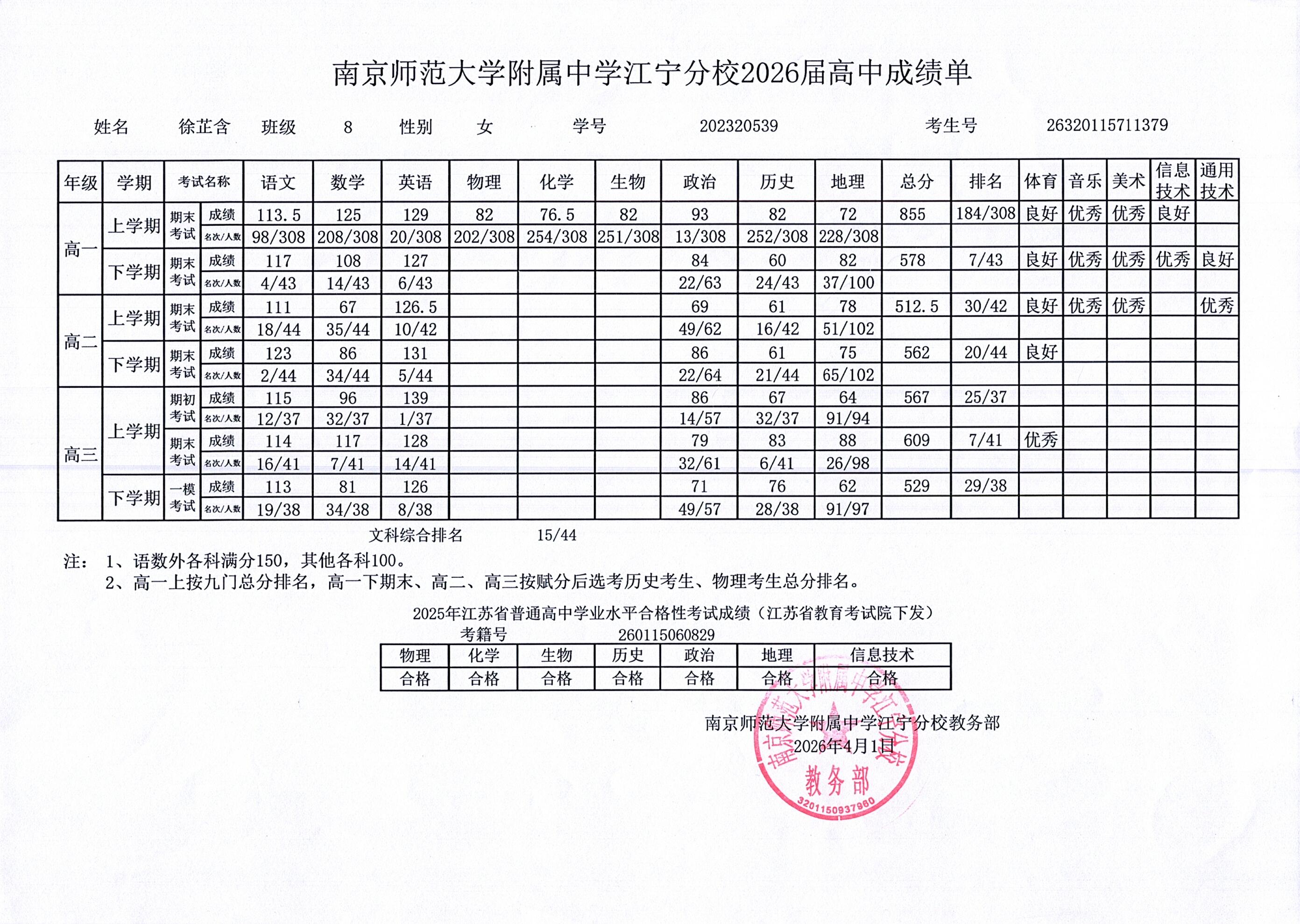 成绩证明（徐芷含）.jpg